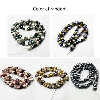

Freshwater Cultured Pearl Beads Jewelry Making Natural Gemstone Precious 6-7mm