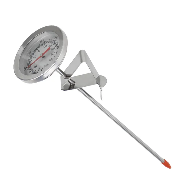 Szonda Hőmérő Konyhai Szerszámok Főzési Hőmérsékletmérő 0 ~ 200 ℃ Tej Kávé Étel Húsmérő Rozsdamentes Acél - Image 2