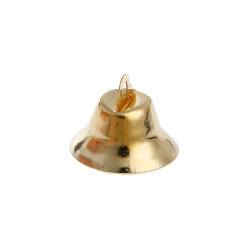 10 шт. 2 см золотой колокольчик Рождественская елка висячие украшения праздничные украшения