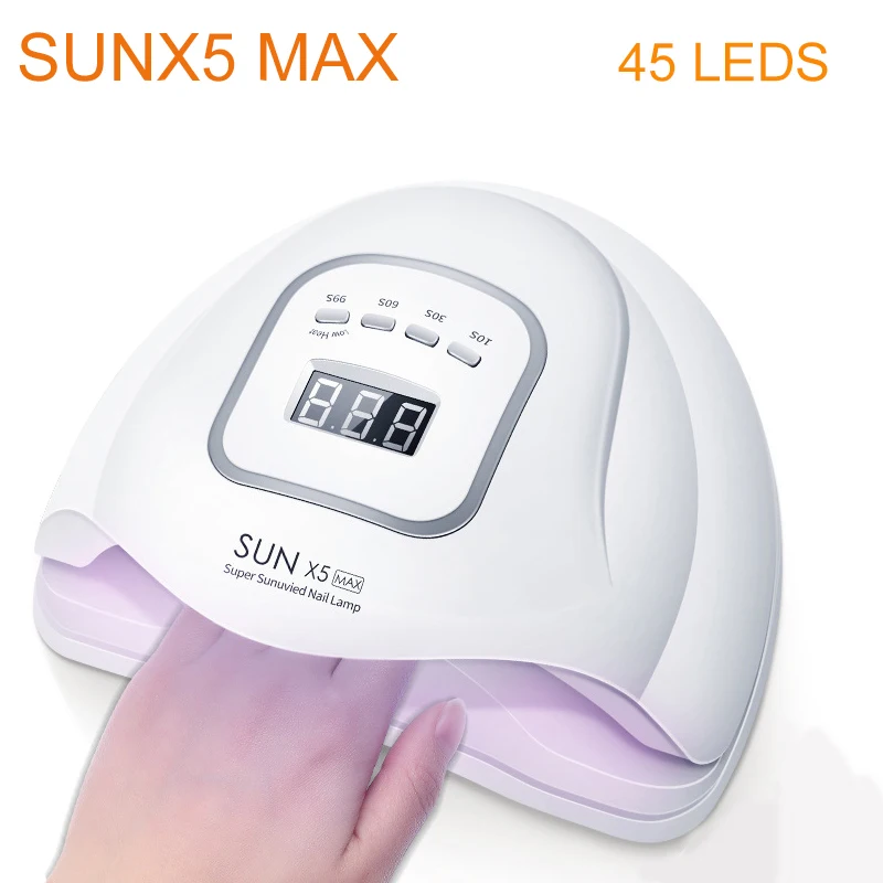 SUNX5 MAX 90 Вт солнцезащитный светильник лампа для маникюра Сушилка ногтей