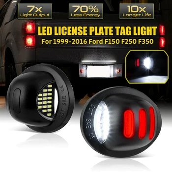

2 Pcs 18LED License Plate Tag Light Car Rear License Plate Light for Ford F150 F250 F350 1999-2016