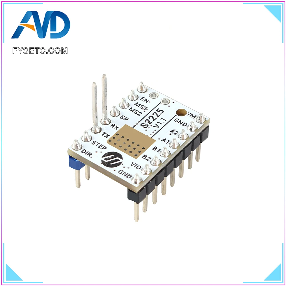 6 шт. TMC S2225 V1.1 шаговый двигатель драйвер Stepsticks Mute UART заменить TMC2208 TMC2209 256 Microsteps 2A