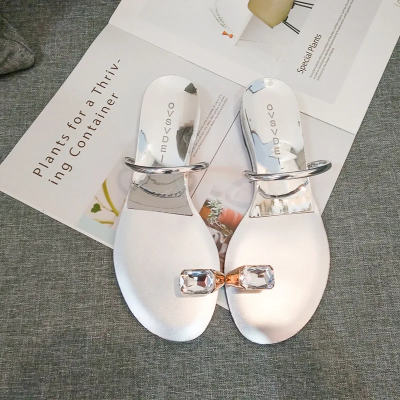

Slanted Heel 2019 Summer Microfiber Korean-style Women's Slippers Closed-toe Extra High Low Heel WOMEN'S Shoes Goods