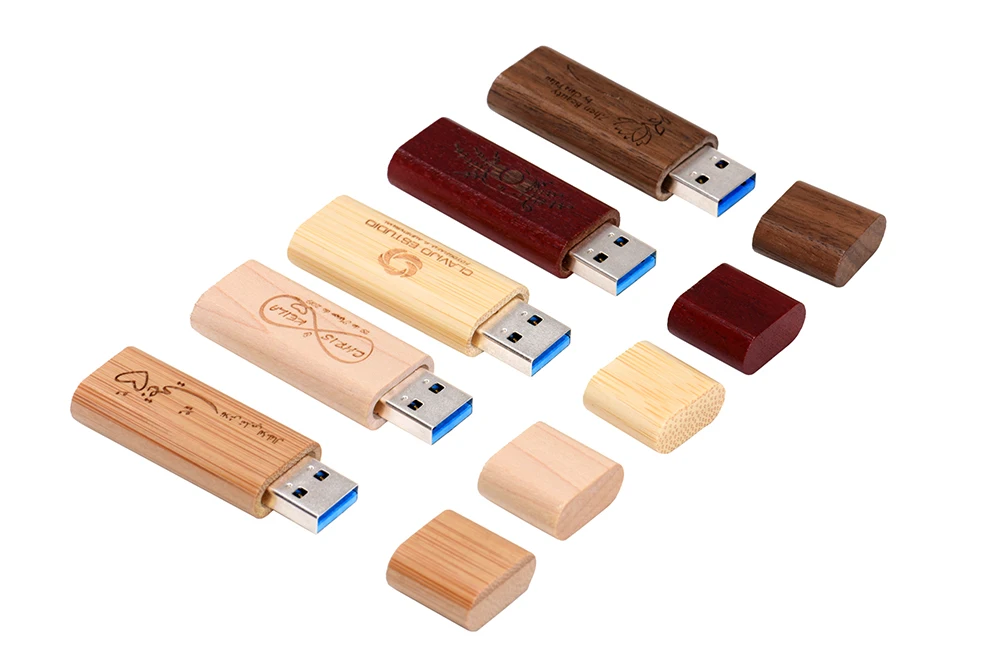 JASTER высокоскоростной деревянный логотип 32 ГБ 16 ГБ 8 ГБ флеш-накопитель USB 3,0 карта памяти упаковка pendrive 64 ГБ