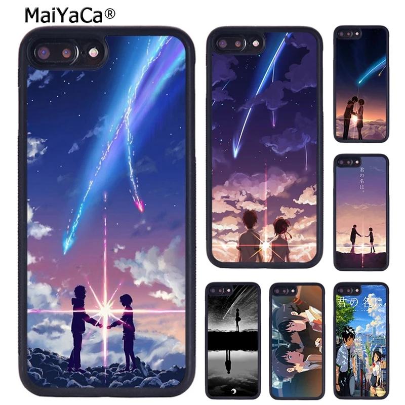 MaiYaCa аниме ваше имя Makoto Shinkai чехол для телефона iPhone X XR XS 11 12 13 Pro MAX 5 6 6S 7 8 Plus Samsung Galaxy
