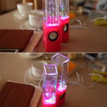 Беспроводной динамик с танцующей водой Светодиодный свет динамик с фонтаном домашние вечерние OC