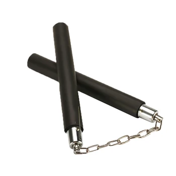 

Classical Martial Kung Fu Wushu Training Equipment Arts Training Practice Foam Pad Nunchucks Dragon View Black Durable