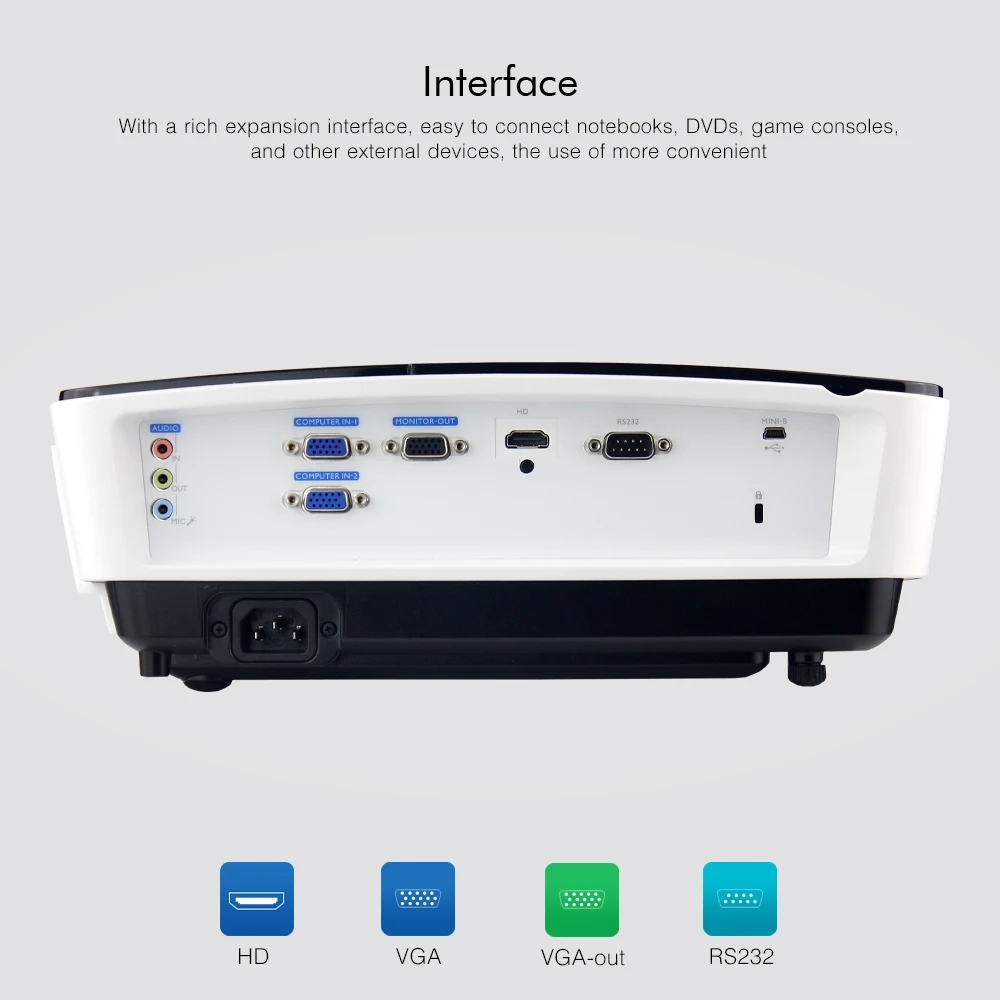 Проектор BYINTEK K5 4000ANSI Full HD 1080P|3d projector|projector 1080pprojector video |