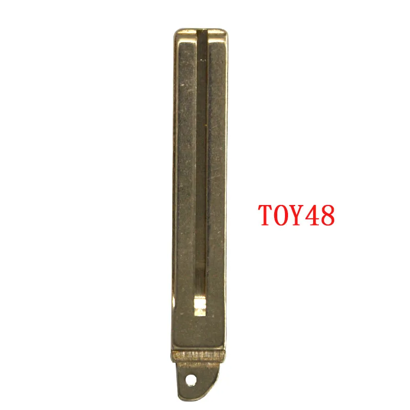 Car Remote Key Flip Blade For Toyota Corolla Camry Crown RAV4 Prado Avalon Lexus TOY43 TOY47 TOY48 Uncut Metal Key car remote key car key
