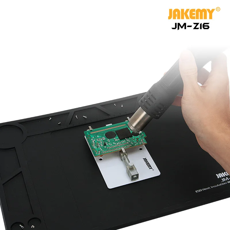 JAKEMY JM-Z16 электронные инструменты для обслуживания теплоизоляционные инструменты ESD Антистатический магнетисмат для ремонта электроники бытовой техники