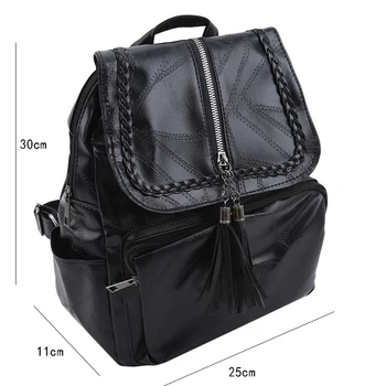 

2020 Brand Minimalism Female Backpack Pu Leather Youth Women Bagpack Beautiful Fashion Girl Casual Rucksacks Lady Shoulder Bag