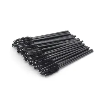 

Negemel 50 PCS Disposable Mascara Brushes Eyelash Brushes spoolie brush Mascara Wands Applicator Eyelash Extensions Makeup Tools