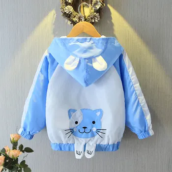 

Girls Hooded Jacket 2020 New Spring Top Children's Clothing Baby Coat Children Coat Kids Clothes