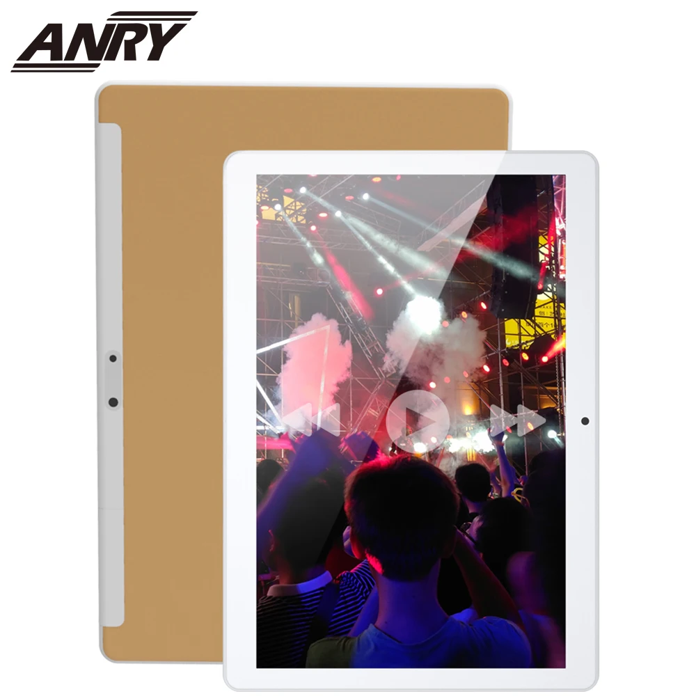 ANRY 10 Inch Tablet Android 7.0 64 GB Storage Octa Core processo IPS HD Display Wi-Fi Bluetooth Black/Gold/Silver 4G Phone Call