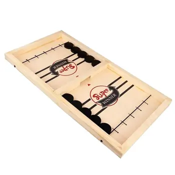 

Catapult Chess Bumper Chess Parent-child Interactive Sling Puck Table Game Desktop Board Battle Party 2 In 1 Ice Hockey Games
