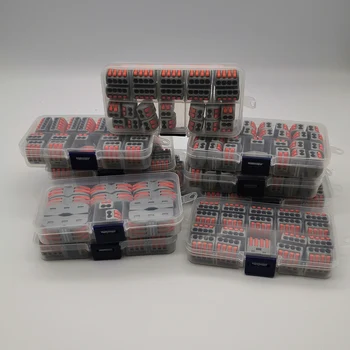 

wire connector combination box Universal Compact conductor rod pct-212 213 AWG28-12 mini Lever Block push in fast quick terminal