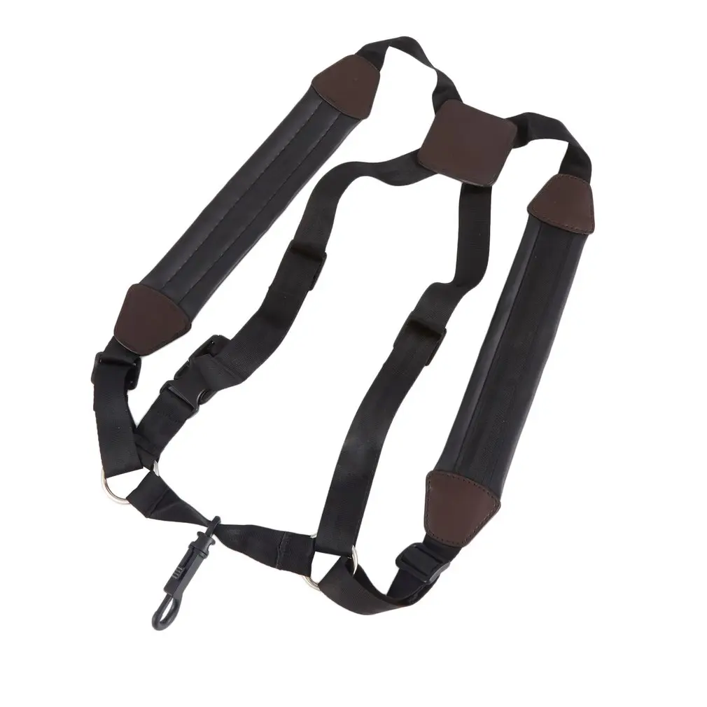

Tenor Saxophone Alto Saxophone Double Belt Adjustable Shoulder Strap With Metal Hook Adjustable and Flexible