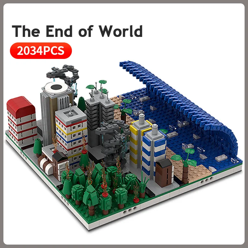 

Apocalypse - The End of World MOC-37911 Architecture Building Blocks Movie Collection Bricks Kids DIY Toys Children Xmas Gift