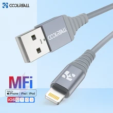 Coolreall MFi кабель Lightning USB быстрая зарядка для iPhone Apple кабель для зарядки данных для телефона X XS Max XR 8 7 6S 6 Plus 5S SE 5