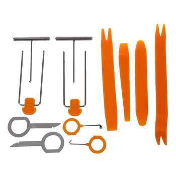 

12pcs Auto Car Door Radio Audio Clip Panel Trim Dash Removal Installer Tools