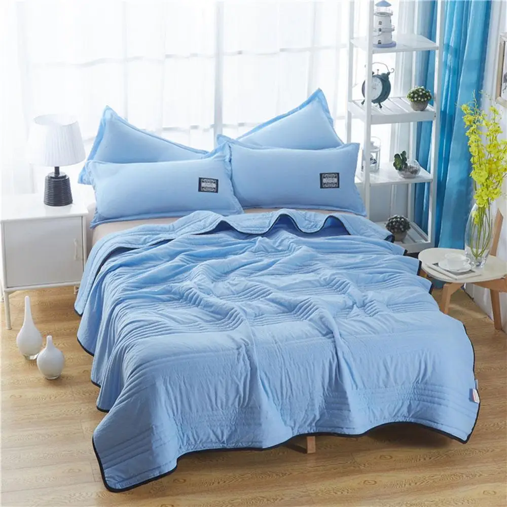 Летние моющиеся хлопковые одеяла JU 21 дышащие покрывала для постельного белья