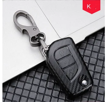

Carbon fiber Car Remote Key Fob Shell Cover Case For Toyota Auris Corolla Avensis Verso Yaris Aygo Scion TC IM 2015 2016