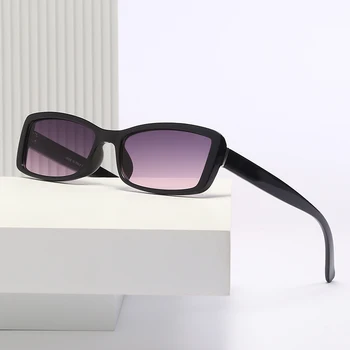 

2020 New Arrivals Trendy Sunglasses Men Woman Rectangle PC Frame Brand Design Vintage Retro Gradient Driving Glasses UV400