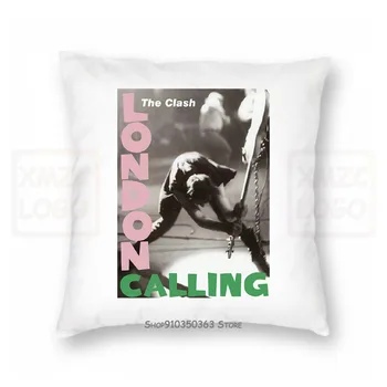 

Custom Pillow case Summer Crew Neck Mens The Clash London Calling Women Men