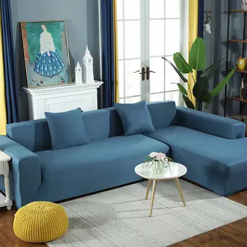 

navy blue sofa cover for Living Room