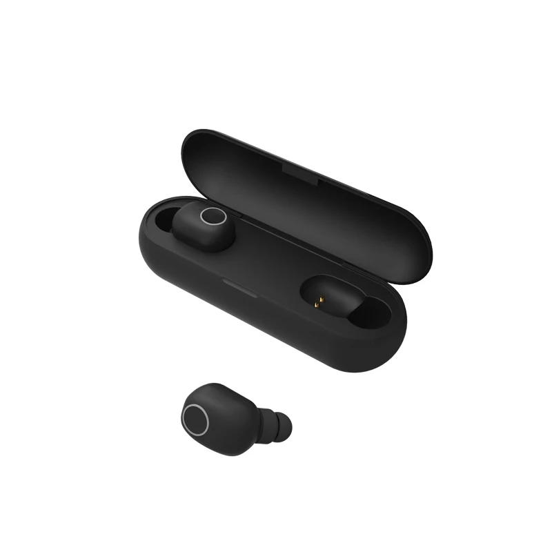 Беспроводные наушники 3D стерео игровая гарнитура Bluetooth 5,0 наушники беспроводные наушники зарядная коробка беспроводные наушники Bluetooth - Цвет: Черный