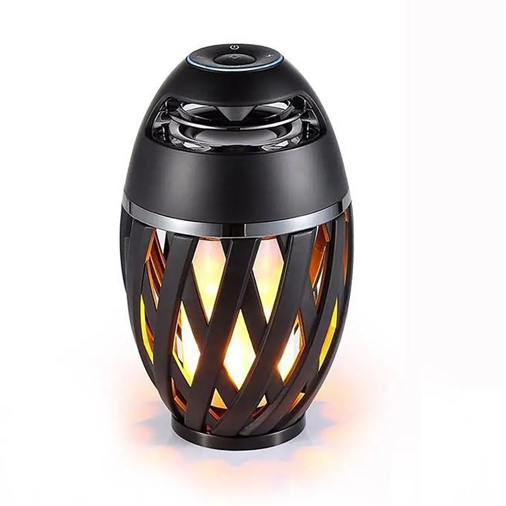 

Led Flame Speakers Flame Torch Speaker Stereo Wireless Portable Outdoor Speaker with LED Flickers Lights