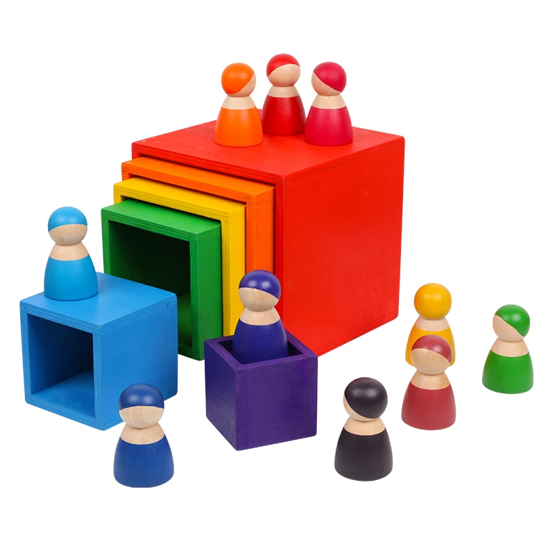 Creative Rainbow Building Blocks Best Toys For Babies