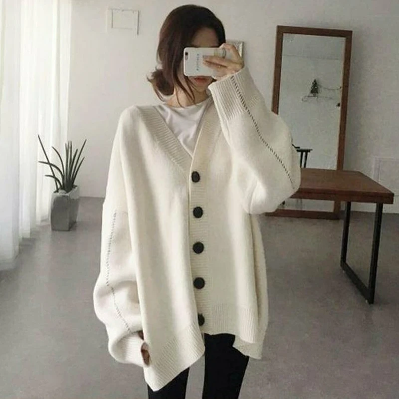 korean oversized cardigan