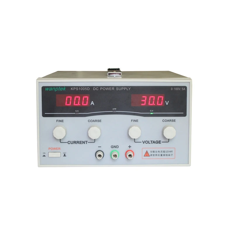 KPS1005D Высокоточный высокомощный регулируемый светодиодный двойной дисплей Импульсный источник питания постоянного тока 220 В ЕС 100 в 5A KPS