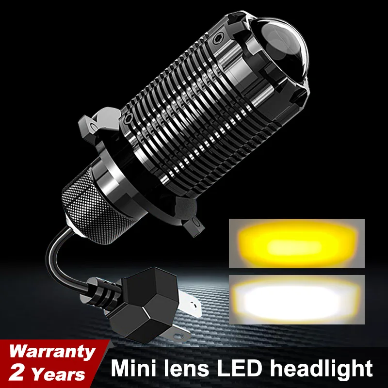 H4 9003 HB2 Led Hi/Lo Beam lens Bulbs Car/motorcycle Headlight 48W 6000K 3000k Super Led H4 Car headlight Bulbs 9600LM 12V 24V