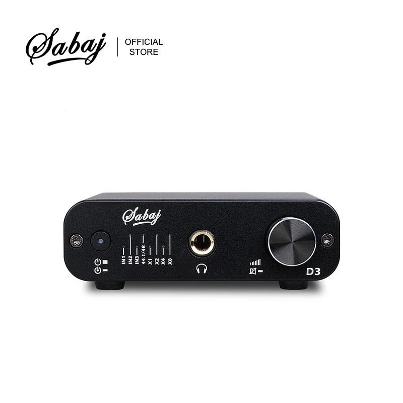 Sabaj D3 Audio Dac And Headphone Amplifier With 32bit/384khz Rca 3.5mm ...