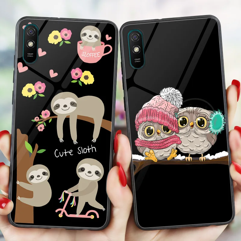 Яркий глянцевый чехол для телефона Redmi 9AT мягкий силиконовый чехол-накладка из
