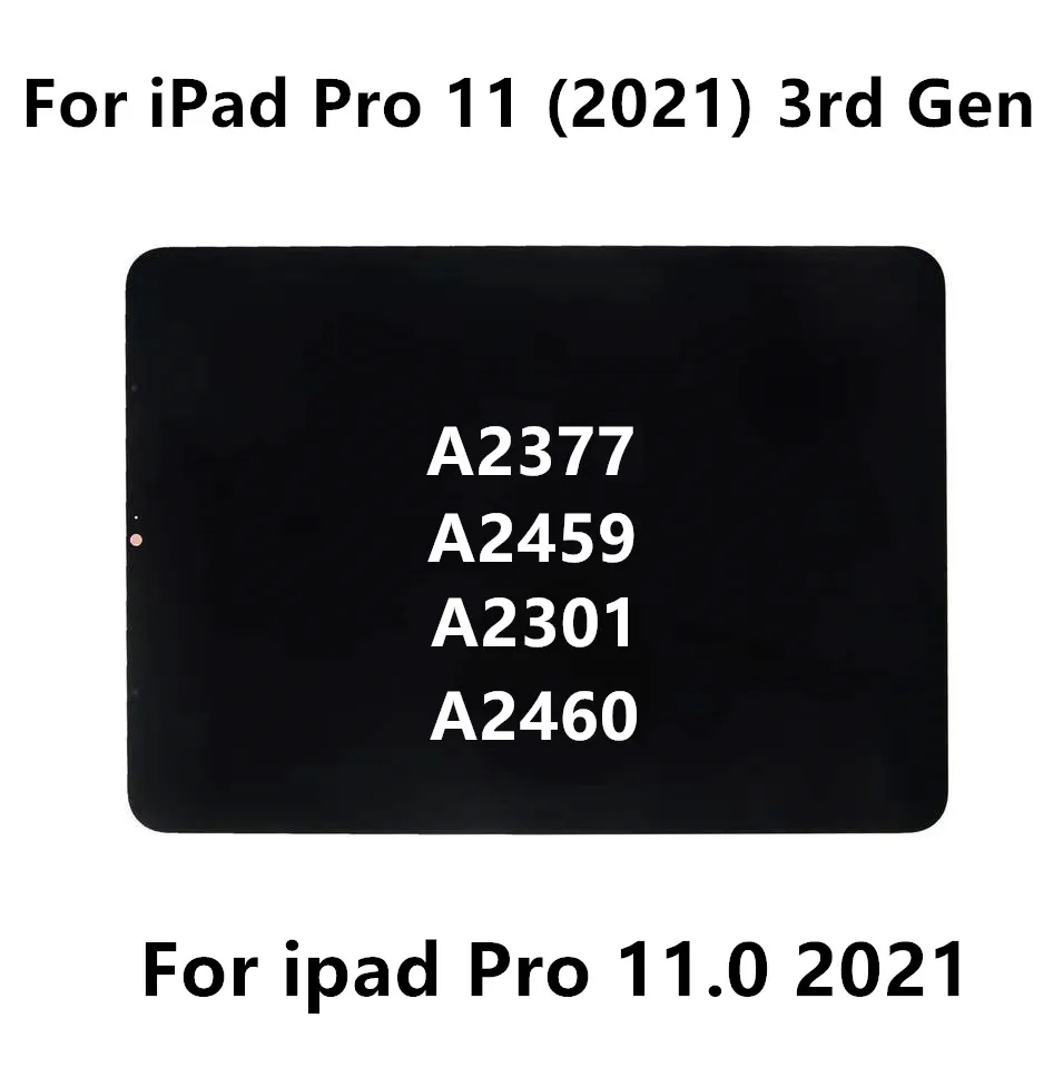 Бесплатная доставка оригинальный ЖК-дисплей для Ipad Pro 11 2021 A2377 A2459 A2301 A2460 с