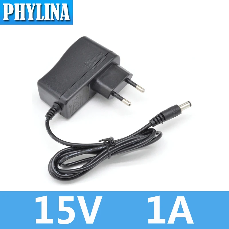 

1PCS 100-240VAC 15VDC 1A Power Adapter Applicable LED Light Belt POS Machine Router Equipment High Quality 15V 1A PowerAdapter