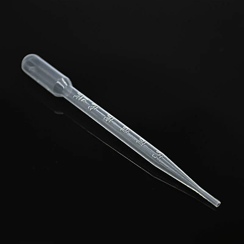 Пастерская Пипетка с чехлом 3 мл одноразовая пластиковая соломенная капельница