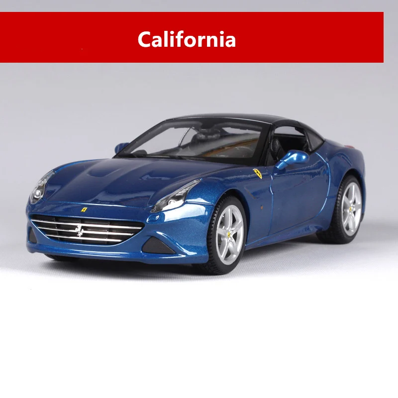 Bburago 1:18 Ferrari La Ferrari автомобиль сплав модель автомобиля моделирование автомобиля украшение коллекция Подарочная игрушка Литье под давлением модель игрушка для мальчиков - Цвет: California