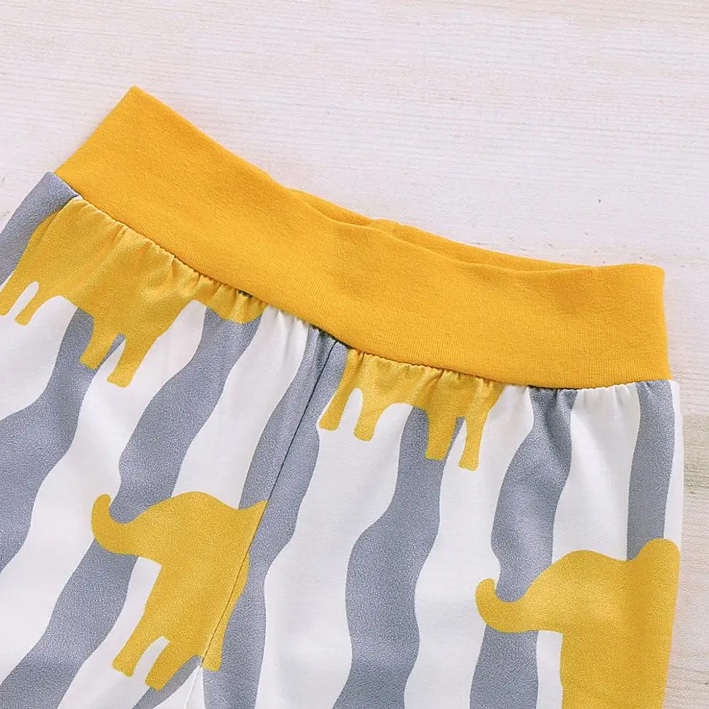 Baby Clothes Sets Spring Autumn Cotton Newborns Boys Girls Outfits 2pcs Elephant Body Tops Pants Toddler Kids Costumes 0-12 Cute