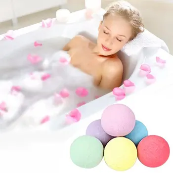 

10/60g Bath Salt Bombs Balls Whitening Moisture Essential Oil Body Scrub Natural Bath Salt Bombs