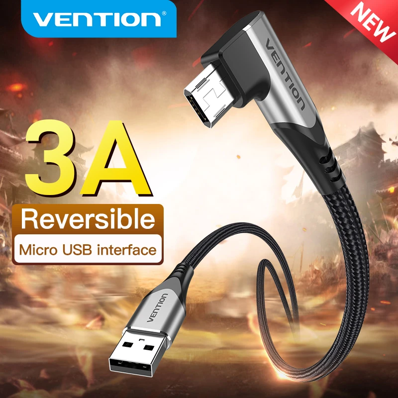 Right Angle Micro USB Cable 3M 90 Degree Android Charger Cable 3 Pack Alloy Braided Data Transfer Cords and Rapid Charger Compatible with Samsung Galaxy S7 and More Android Phones 3M, Grey Right Angle Micro USB Cable 3M 90 Degree Android Charger Cable 3 Pack Alloy Braided Data Transfer Cords and Rapid Charger Compatible with Samsung Galaxy S7 and More Android Phones 3M, Grey