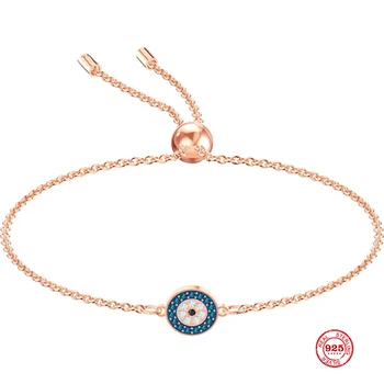 

Fashion Charm Pure 925 Silver Original 1:1 Copy, Mysterious Element Lucky Guardian Fashion Bracelet Female Luxury Jewelry Gifts