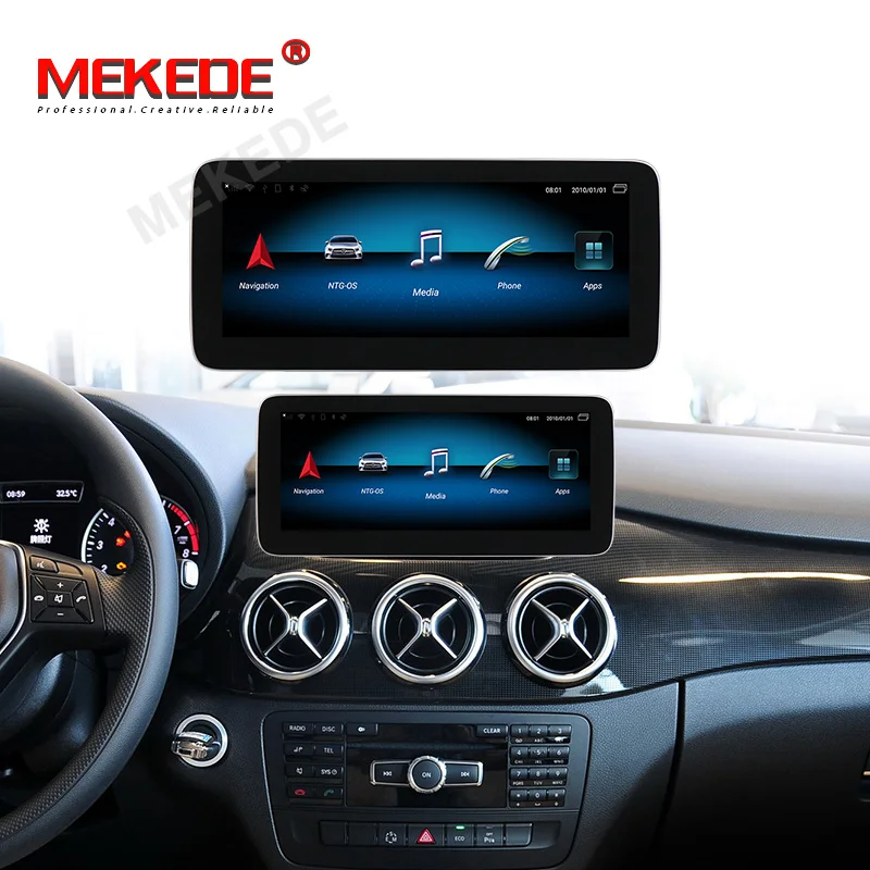 Новая система! 4 Гб+ 64 ГБ android 9,0 Автомобильный мультимедийный плеер для Mercedes Benz B Class W245 2011 2012 NTG4.0 4G wifi BT gps навигация