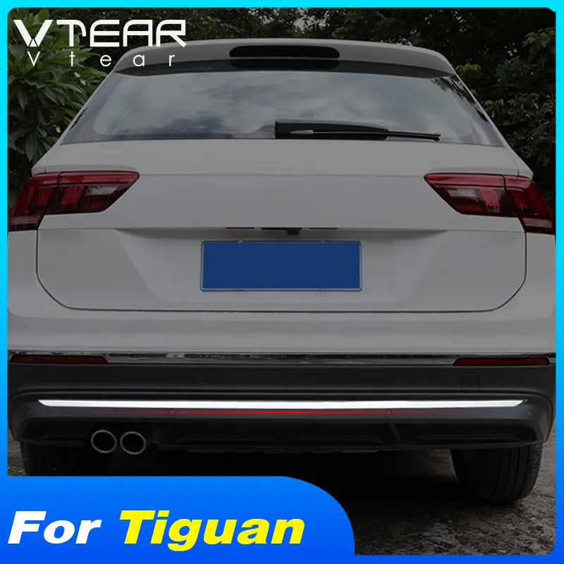 Vtear для VW Tiguan тигуан MK2 2020 2019 2018 аксессуары заднего бампера Декоративная полоса