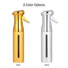 250 мл пустая бутылка-распылитель Золотой Алюминиевый распылитель для воды пустая бутылка для парикмахерской Профессиональный распылитель для волос многоразовая бутылка