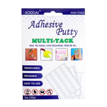 Tack Azul Multipurpose Adesivo Argila Adesivo Reutilizável Para A Escola Escritório Em Casa Removível Adesivo Putty Guias 60g (4 pçs/set)