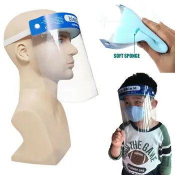 

New Safty Face Shield Clear Flip-Up Visor Industry Dental Medical Work Guard For Kid Adult